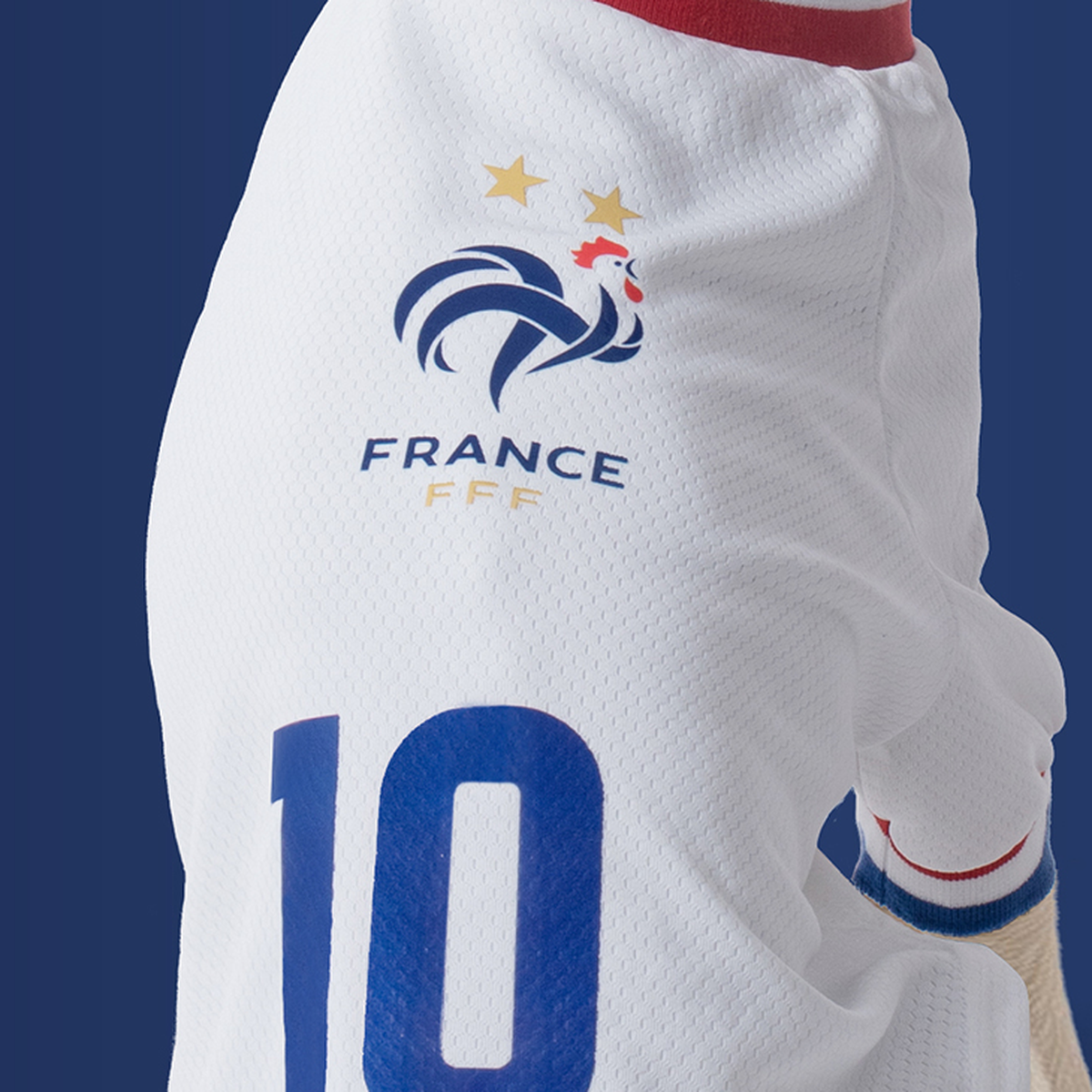 France FFF Pet No.10 Away Jersey - White